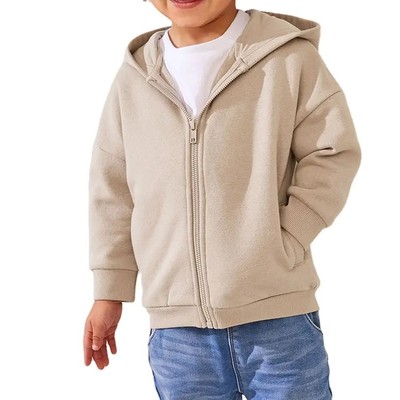 OEM Winter Warm Solid Toddler Boy Hoodie for Teenage Hoodies Kids Custom logo