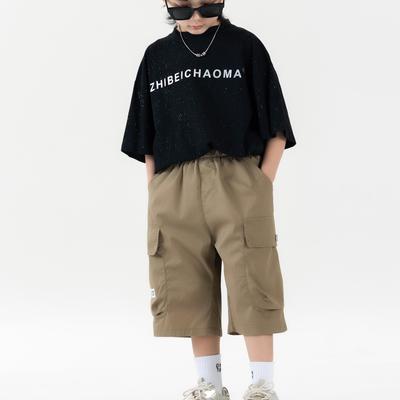 High Quality Custom Checkered Kids Factory Summer Children Trousers for Boys