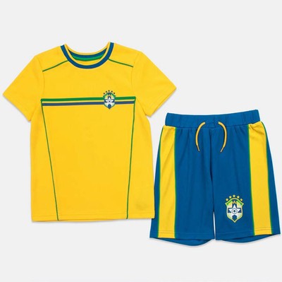 Hot Seller Factory Supply Boys' Casual Jogger Sports Blank T-Shirt Kids' Clothing Sets