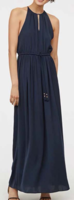 2025 Hot Sale Elegant European and American Spring and Summer New Women's Fashion Print Casual Dress