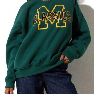 OEM & ODM women sweater Sweatsuit Retro Oversized Print Custom Unisex