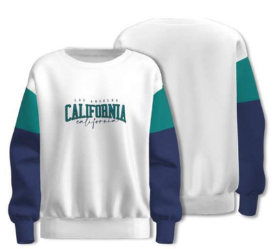 OEM & ODM women sweater Sweatsuit Retro Oversized Print Custom Unisex