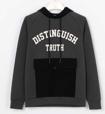 2024 Heavyweight Men'S Designer Black 3D Oversized Custom Embossed Hoodies