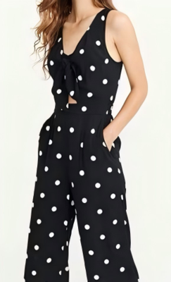 2025 Black White Striped Daily Life Jumpsuit for Women Customized Matching Clothes Jumpsuits